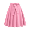 Saia Vintage Feminina – Estilo Swing Pin-Up, Cintura Alta, Casual e Elegante