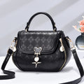 Bolsa Feminina de Ombro e Mão –  Luxo com Laço em Couro Genuíno