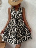 Vestido Feminino Boho Estampado – Mini, Elegante e Casual, Verão 2026
