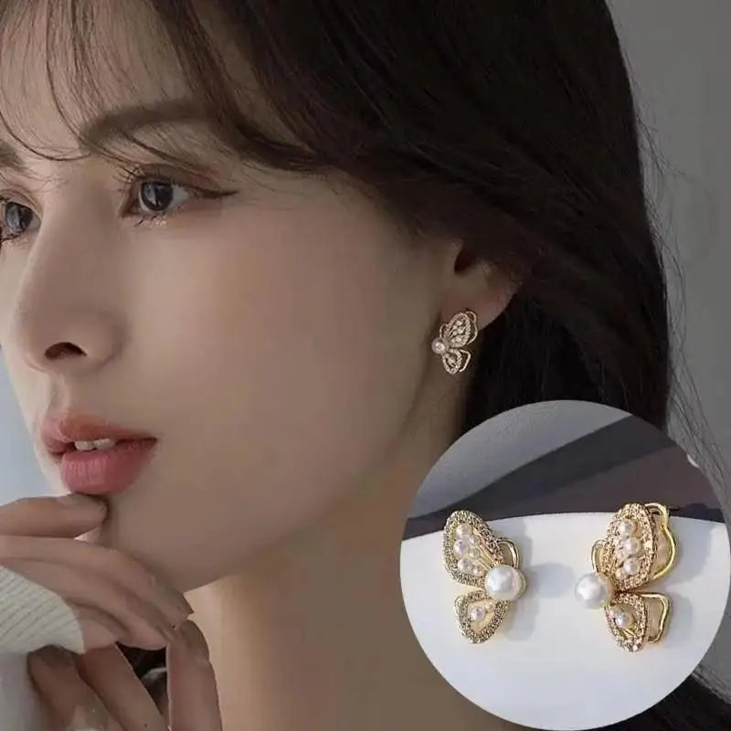 Brincos Coreanos de Estrela com Zircônia – Fashion 2025