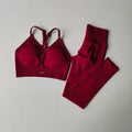 Conjunto Fitness Feminino 2026 – Legging Cintura Alta e Top, Efeito Levanta Quadril