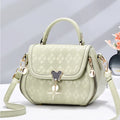 Bolsa Feminina de Ombro e Mão –  Luxo com Laço em Couro Genuíno