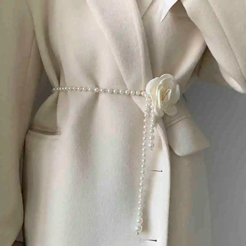 Cinto de Cintura Feminino com Pérola – 1 Peça