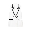Conjunto Feminino 2 Peças 2026 – Colete Sem Mangas e Shorts Bermuda, Casual e Elegante