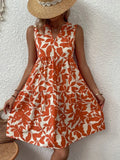 Vestido Feminino Boho Estampado – Mini, Elegante e Casual, Verão 2026