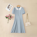025 ZANZEA Vestido Feminino Estiloso para Festa – Vestido Elegante de Verão com Manga Bufante Curta, Modelo para Trabalho/Escritório, Vestido Plissado, Sundress Midi em Linha A.