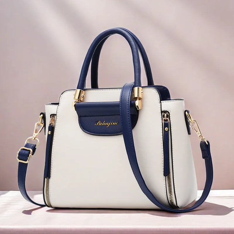 Bolsa Feminina 2025 – Tendência Hit Color, Estilo Europeu e Americano, Bolsa de Ombro e Mão
