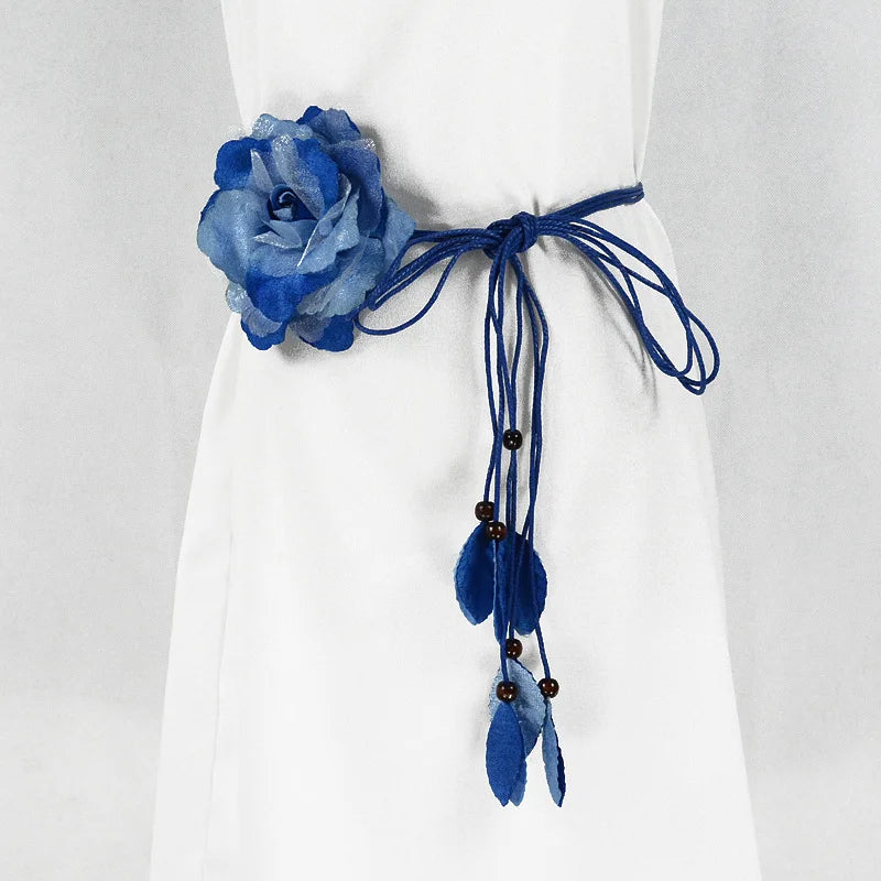 Cinto Feminino Casual com Nó e Corrente – Acessório Elegante para Vestidos