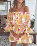 Blusa leve e elegante, estilo boho com ombro a ombro, decote em V e costas abertas. Perfeita para looks de verão, férias ou ocasiões casuais, unindo conforto e charme feminino.