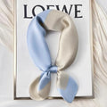 Lenço Feminino Quadrado 70cm – Seda Sintética Luxo com Estampa de Gaivota