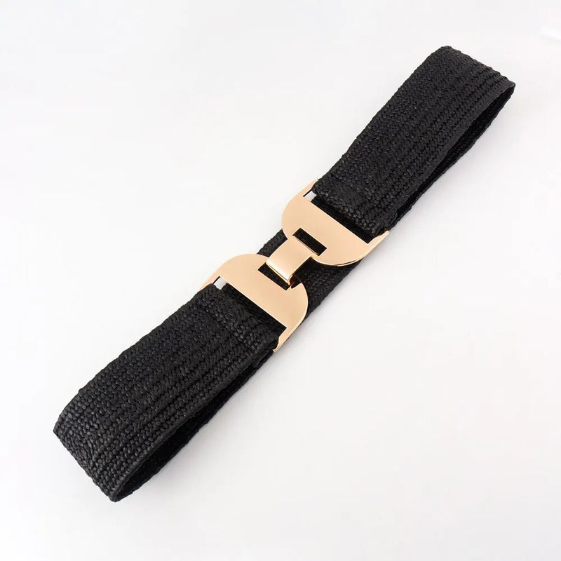 Cinto Feminino Fashion com Fivela Simples e Simétrica – Acessório Decorativo
