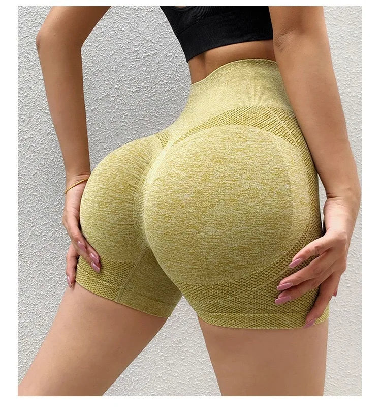 Legging Fitness Feminina Sem Costura – Cintura Alta com Scrunch – Calça Esportiva para Academia