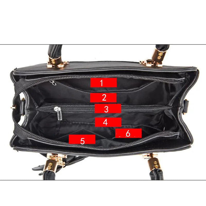 Bolsa Feminina de Ombro com Grande Capacidade – PU, Estilo Balde, Crossbody e Messenge