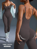 Macacão Fitness Sem Costura Feminino –  Sexy, Yoga, Ginástica e Treino