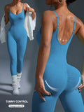 Macacão Fitness Sem Costura Feminino –  Sexy, Yoga, Ginástica e Treino